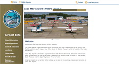 Desktop Screenshot of capemayairport.com